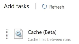 Azure DevOps Cache task
