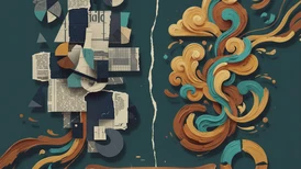 An abstract image illustrating the difference between a project and a product