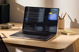 En skärm på en bärbar dator med startsidan för Optimizely Data Platform