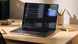 En skärm på en bärbar dator med startsidan för Optimizely Data Platform