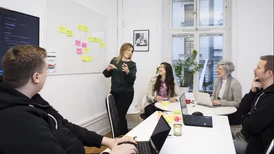 Workshop med Epinova kring innehållet på en webbplats