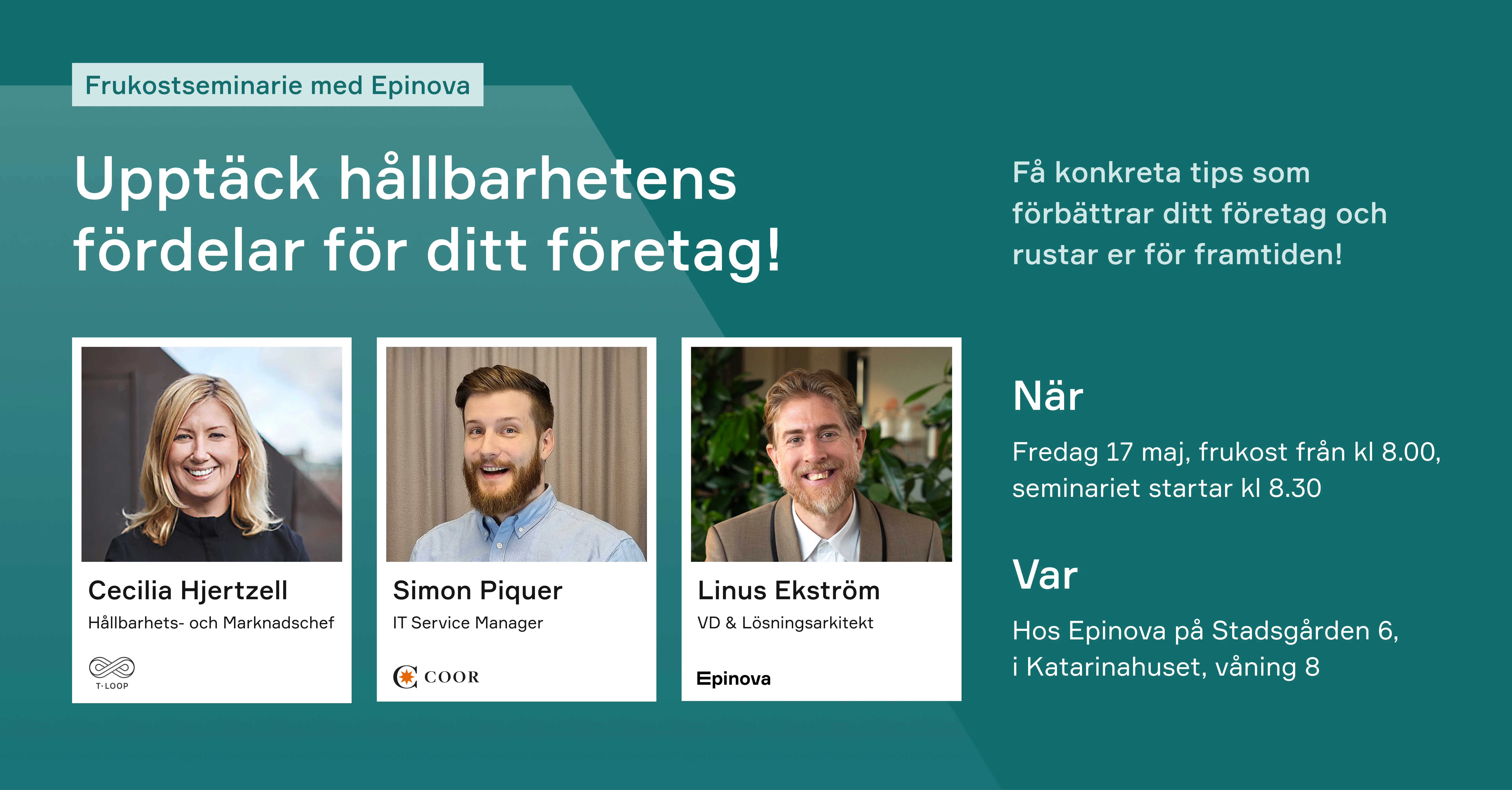 Talarna Cecilia, Simon och Linus