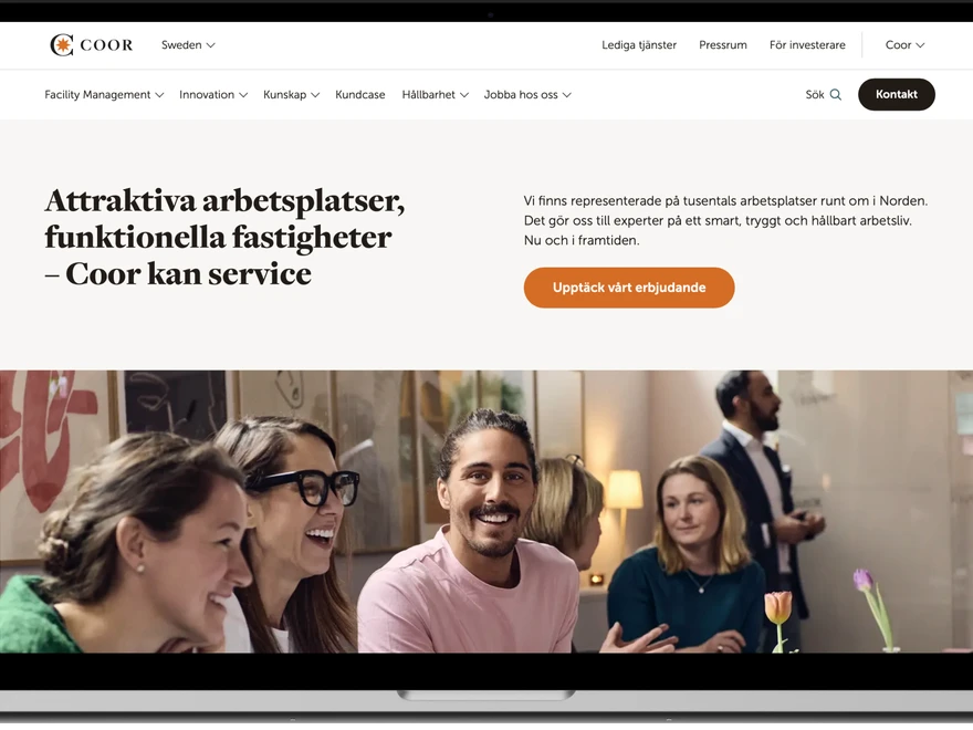 Coor webplats