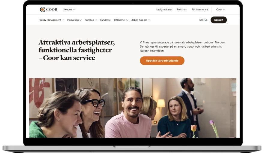 Coor webplats