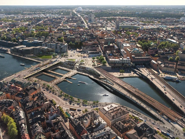 Översikt av Slussen
